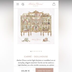 Atelier Choux Swaddle - dollhouse